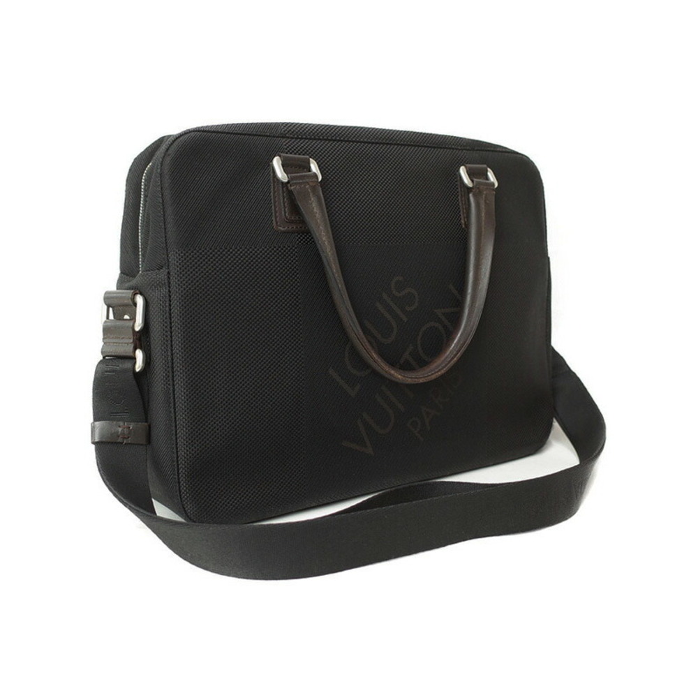 Louis Vuitton Geant Yac Black Bag Business Damier